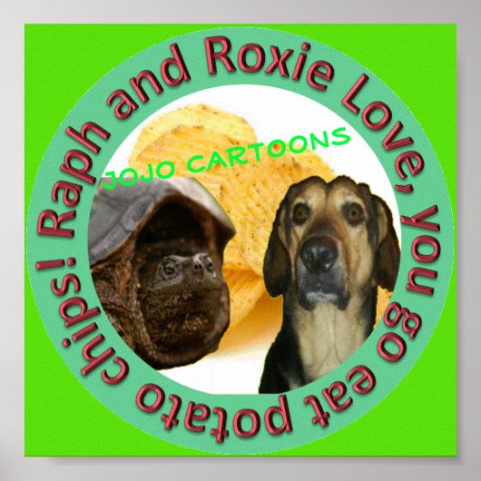 Jojo Cartoon Poster (Voorkant)