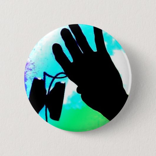 jojo in de lucht ronde button 5,7 cm (Voorkant)