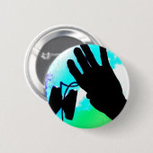 jojo in de lucht ronde button 5,7 cm (Voorkant /achterkant)