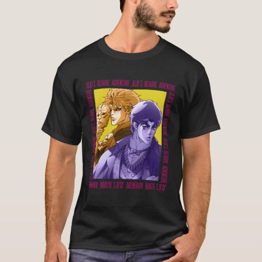 Jojo Phantom Blood Jonathan Joestar Dio Brando Sto T-shirt (Voorkant)