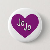 JoJo Ronde Button 5,7 Cm (Voorkant)