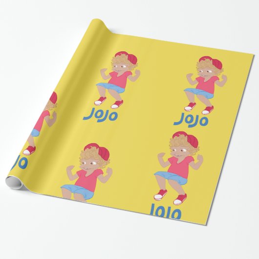 JoJo Wrapping Paper Cadeaupapier (Uitgerold)