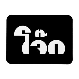 Jok (Thai Rice Porridge / Congee) Pun Wordplay Magneet