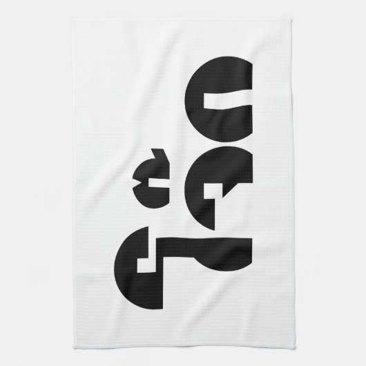 Jok (Thai Rice Porridge / Congee) Pun Wordplay Theedoek (Verticaal)