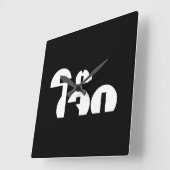 Jok (Thai Rice Porridge / Congee) Pun Wordplay Vierkante Klok (Hoek)