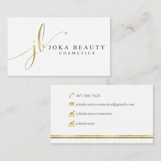 Joka Beauty Visitekaartje (Voorkant / Achterkant)
