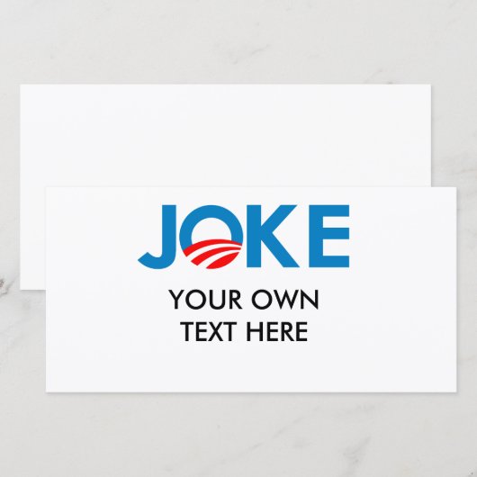 JOKE (Voorkant / Achterkant)