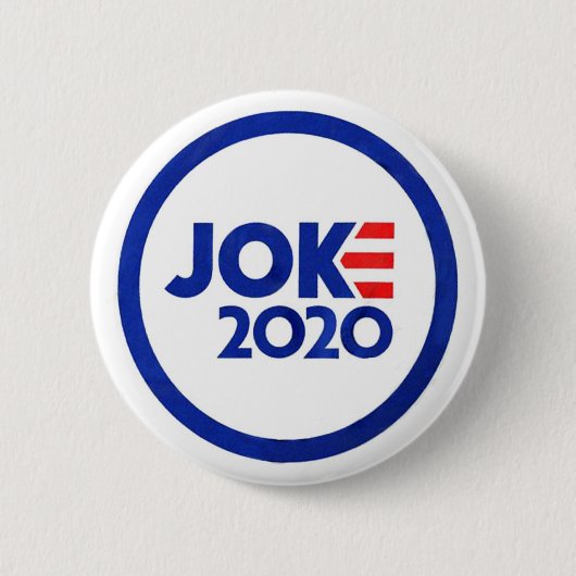 JOKE: Anti-Joe Biden Ronde Button 5,7 Cm (Voorkant)
