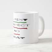 JOKE BERICHT OVER DE BESTE ZIJN GROTE KOFFIEKOP (Voorkant rechts)