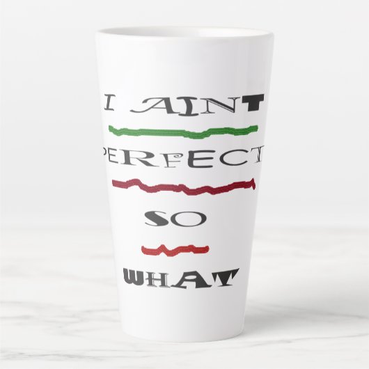 JOKE BERICHT OVER DE BESTE ZIJN LATTE MOK (Voorkant)