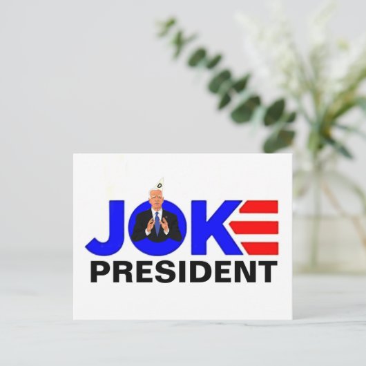 Joke Biden Briefkaart (Staand voorkant)