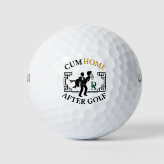 Joke bruiloften gepersonaliseerde monogrammen voor golfballen