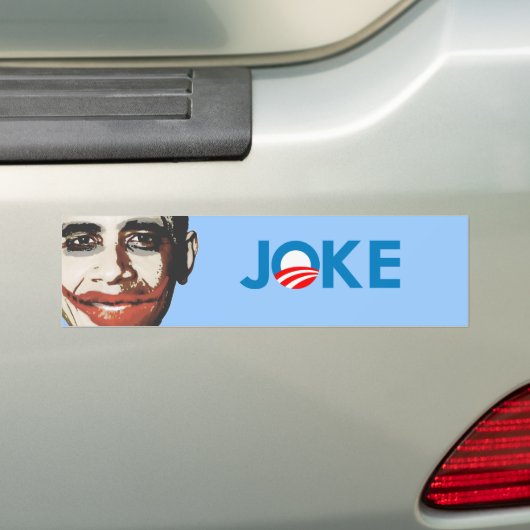 JOKE BUMPERSTICKER (Op auto)