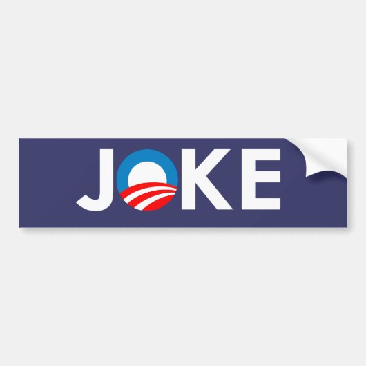 JOKE BUMPERSTICKER (Voorkant)