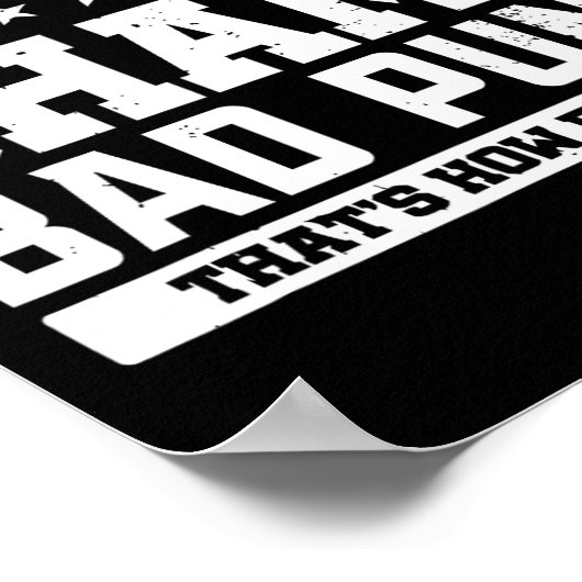 Joke Champ Slechte Puns Hoe Oog Roll Vaders Dag Poster (Hoek)