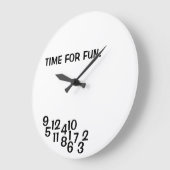 Joke Clock Jumked Numbers Joke Clock Grote Klok (Hoek)