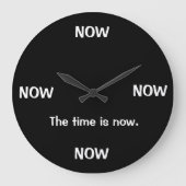 Joke Clocks de tijd is nu Joke Clock Grote Klok (Voorkant)