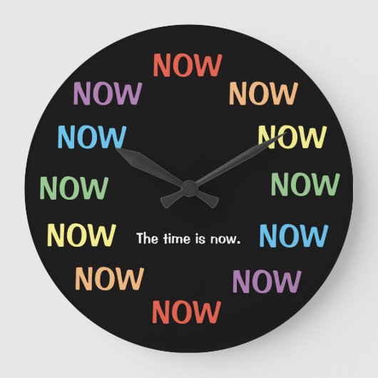 Joke Clocks de tijd is nu Joke Clock Grote Klok (Voorkant)