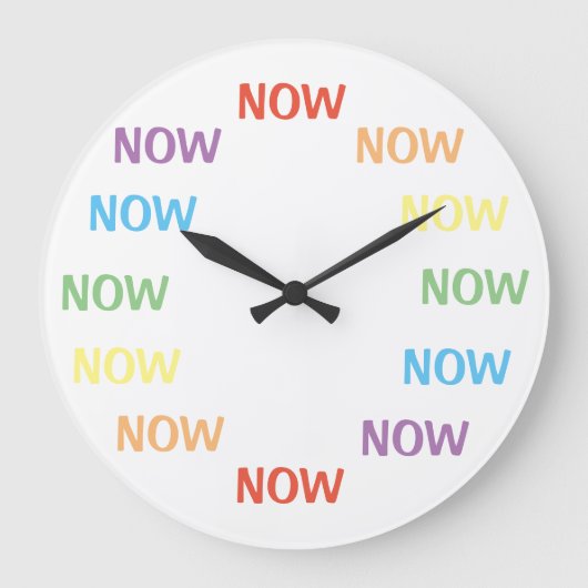 Joke Clocks de tijd is nu Joke Clock Grote Klok (Voorkant)