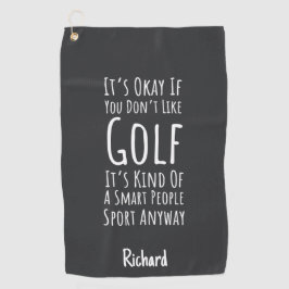 Joke Golf Gifts Funny Humorous Novelty Gag Golfer Golfhanddoek