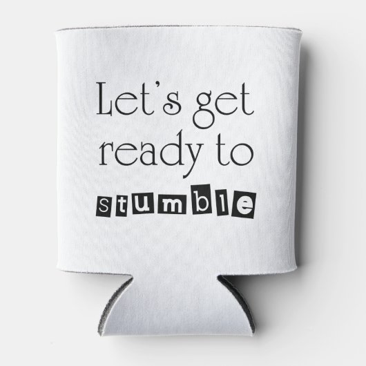 Joke grappige biercadeautjes voor vrienden blikjeskoeler (Voorkant)