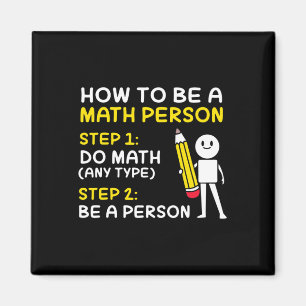 Joke Hoe een Wiskunde persoon blij te zijn 100 dag Magneet