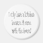 Joke novelty citeert cadeaus grappige keukenmagnet magneet (Voorkant)