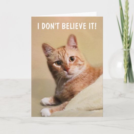 Joke over leeftijd verjaardag Kaart (Voorkant)