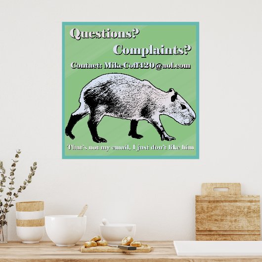 Joke Poster (Keuken)