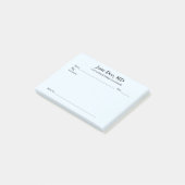 Joke recept - 4 "x 3" Post Het merkt Blauw Post-it® Notes (Schuin)