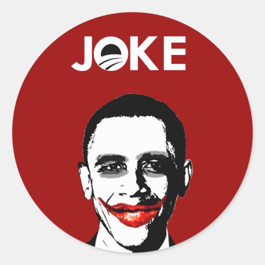 JOKE RONDE STICKER (Voorkant)