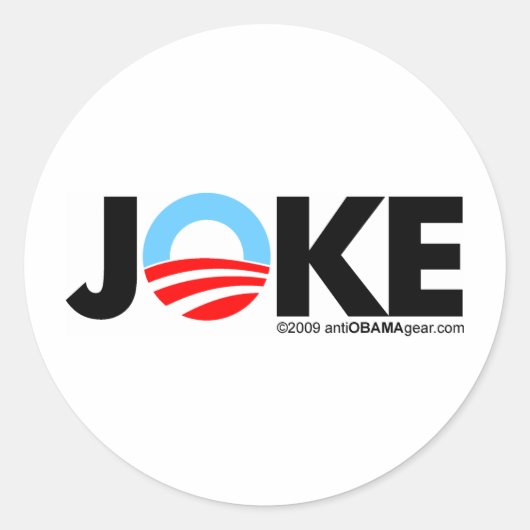 JOKE RONDE STICKER (Voorkant)