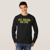 Joke sarcastisch beste bulldog vader ooit t-shirt (Voorkant volledig)