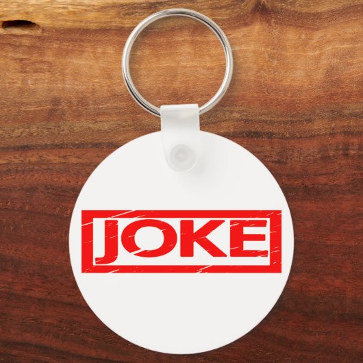 Joke Stamp Sleutelhanger (Achterkant)