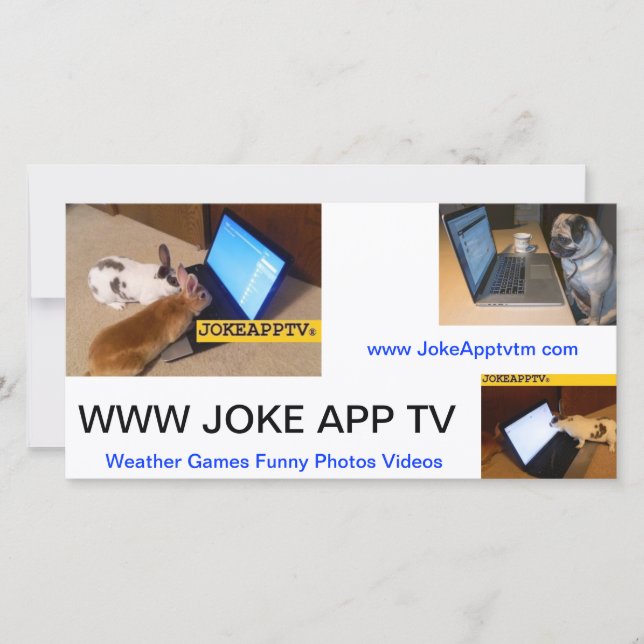 JokeApp Note Kaart (Voorkant)
