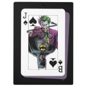 Joker and Batman Spade Playing Card Illustration Klembord (Achterkant)
