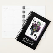 Joker and Batman Spade Playing Card Illustration Planner (Display)