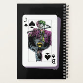 Joker and Batman Spade Playing Card Illustration Planner (Achterkant)
