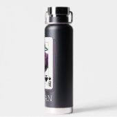 Joker and Batman Spade Playing Card Illustration Waterfles (Achterkant)