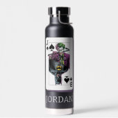 Joker and Batman Spade Playing Card Illustration Waterfles (Links)