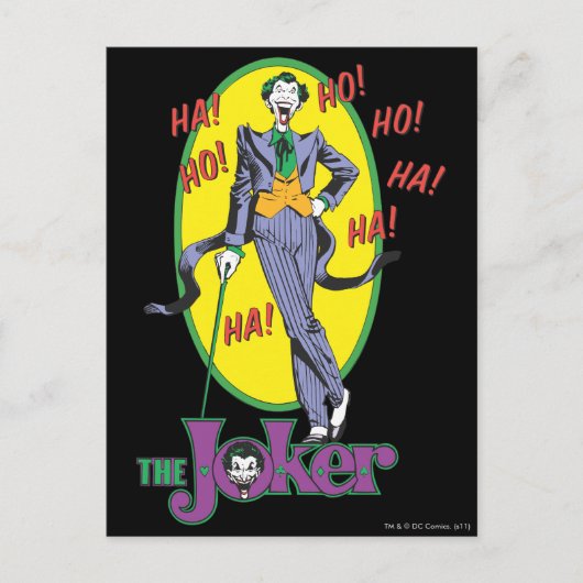 Joker Cackles 2 Briefkaart (Voorkant)