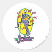 Joker Cackles 2 Ronde Sticker (Voorkant)