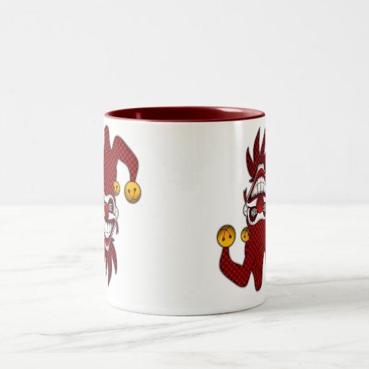 Joker Card Coffee-Mok Tweekleurige Koffiemok (Center)