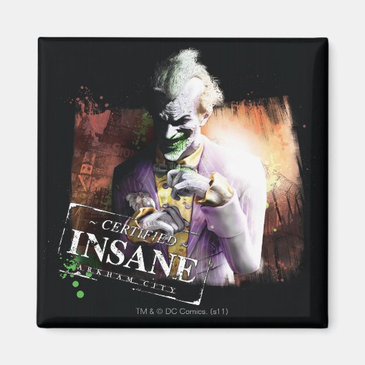 Joker - Certified Insane Magneet (Voorkant)