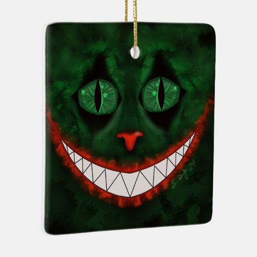 Joker Cheshire Keramisch Ornament (Rechts)