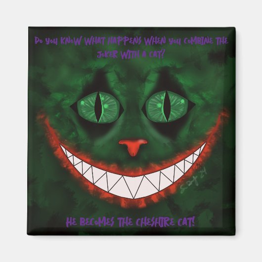 Joker Cheshire Magneet (Voorkant)