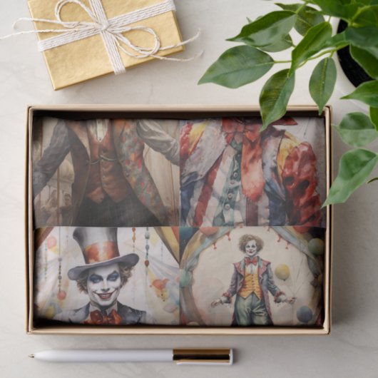 Joker Collage 1 Decoupage papier (Geschenk)