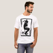 JOKER DEVIL DEMON POKER EMBROIDERDE IRON PATCH T-SHIRT (Voorkant volledig)