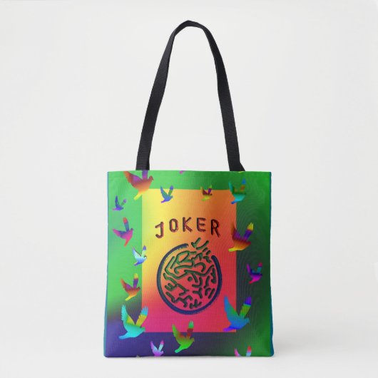 Joker Dreams Canvas tas (Voorkant)