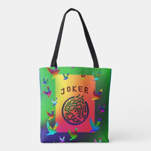 Joker Dreams Canvas tas (Achterkant)